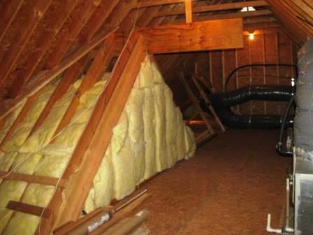 attic inspection during a standard home inspection
