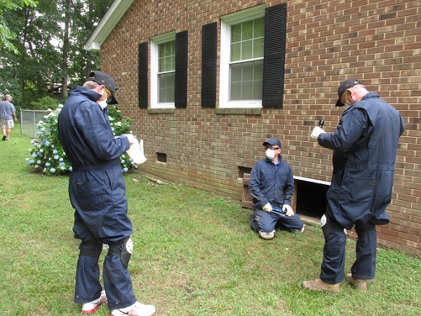 field training in preparation to be a licensed and certified home inspector