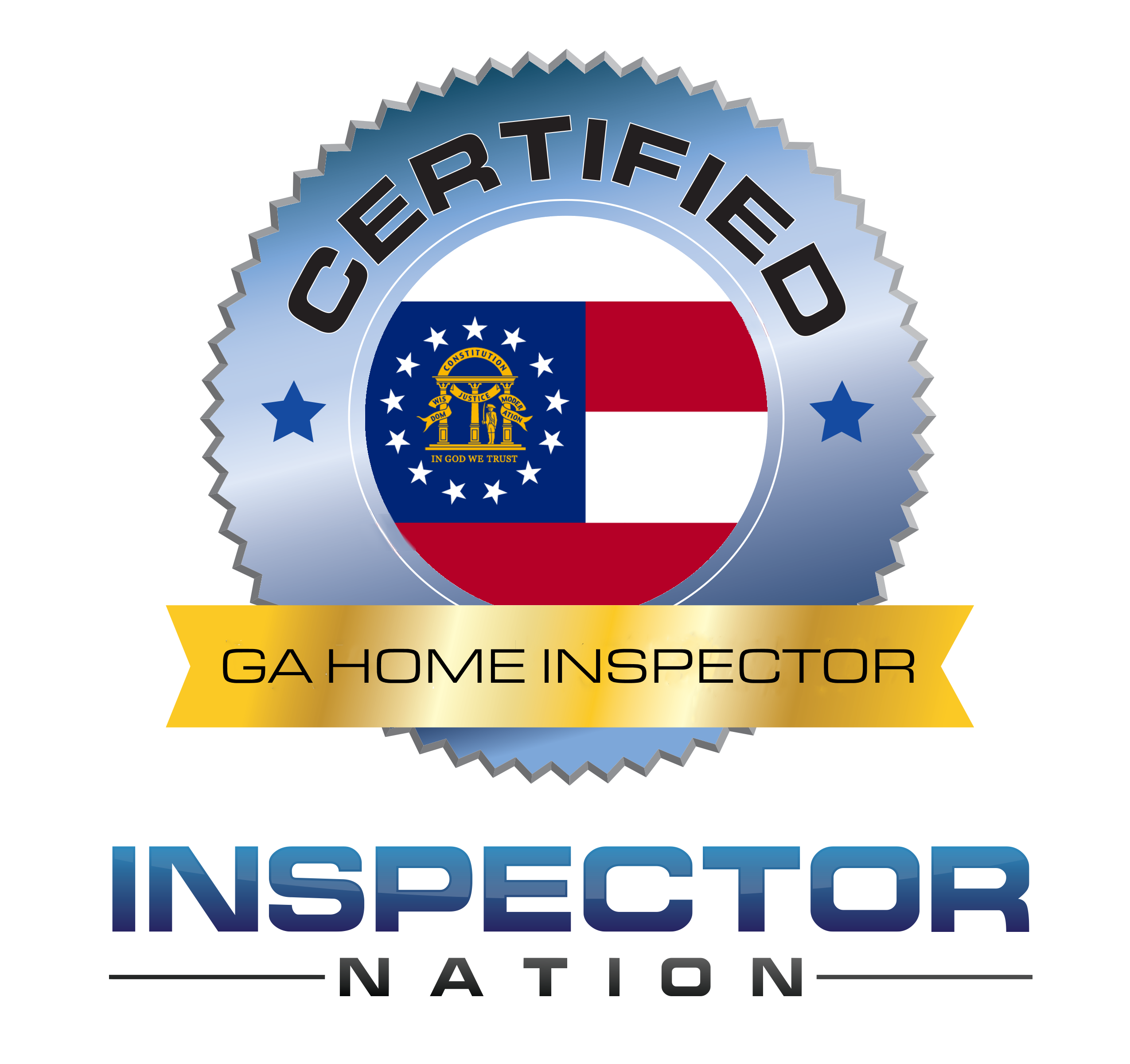  inspector nation certified home inspector badge georgia ga